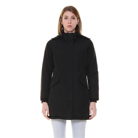 Parka da donna nero .